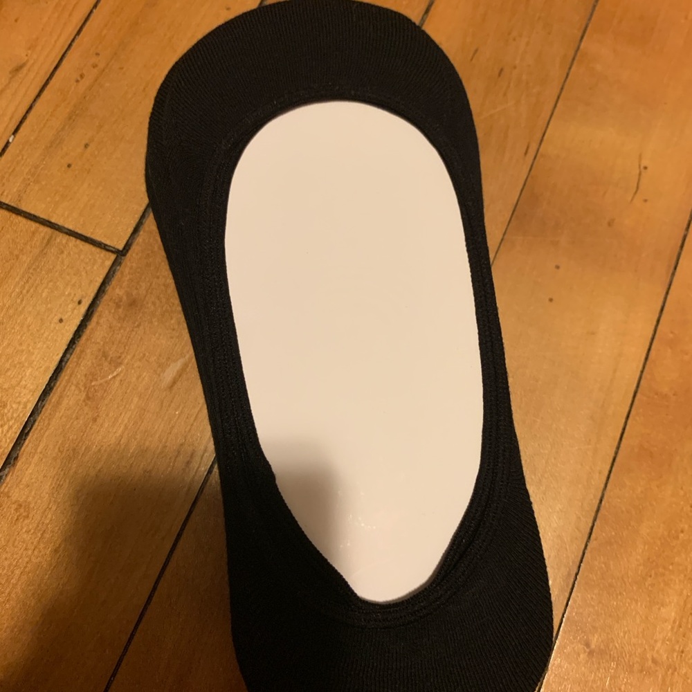 Black Low-Cut No-Show Hosiery Socks